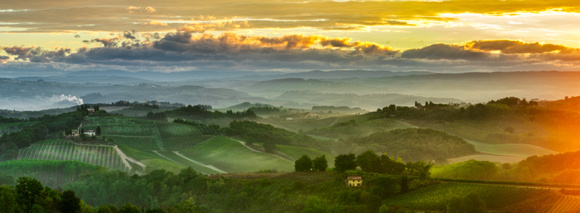 Tuscany Dawn, Pano